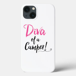 "Diva of a Camper!" iPhone 13 Hoesje