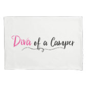 Diva of a Camper Kussensloop (Voorkant)