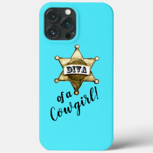 Diva of a Cowgirl iPhone 13 Pro Max Hoesje
