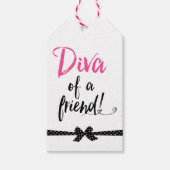 "DIVA of a Friend" Cadeaulabel (Voorkant)