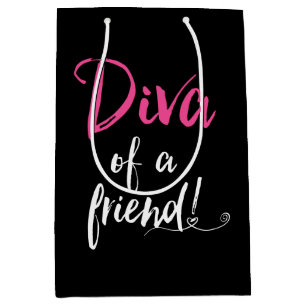 "DIVA of a Friend" Medium Cadeauzakje