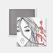 Diva of a Magnet Magneet (Voorkant / Achterkant)