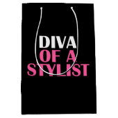 "DIVA OF A STYLIST" MEDIUM CADEAUZAKJE (Voorkant)