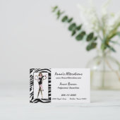 "Diva of Seamstress" Carte de visite (Debout devant)