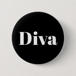 Diva Operazanger Muzikant Uitvoerder Muziek Thema Ronde Button 5,7 Cm