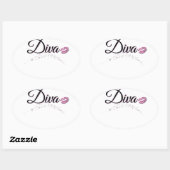 Diva Ovale Sticker (Vel)
