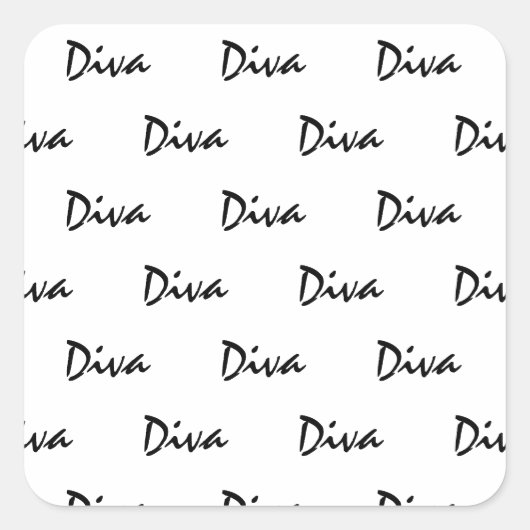 Diva Personaliseer Stickers (Voorkant)