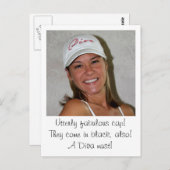 DIVA-Petten op www.zazzle.com/LadyDenise   - Briefkaart (Voorkant / Achterkant)