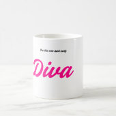  Diva – Pink Coffee Mug (Centre)