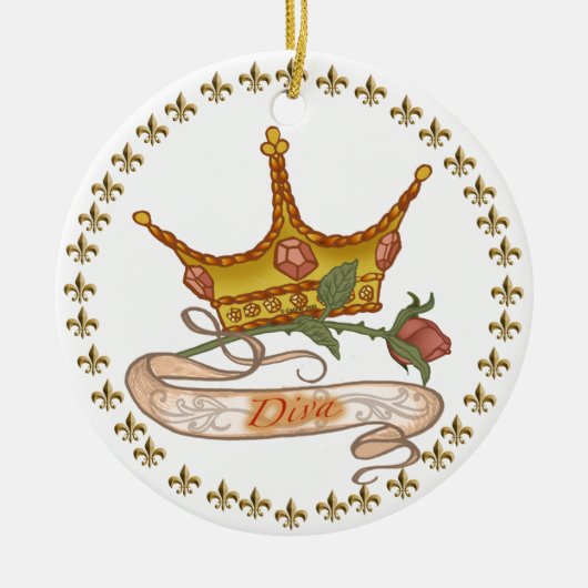 Diva Queen ornament (Voorkant)