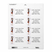 Diva Real Estate Adresetiketten Etiket (Full Sheet)