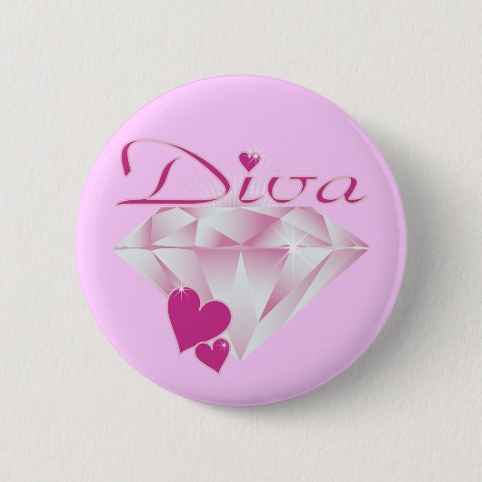 Diva Ronde Button 5,7 Cm (Voorkant)