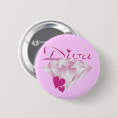 Diva Ronde Button 5,7 Cm (Voorkant /achterkant)
