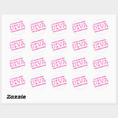 "DIVA" RONDE STICKER (Vel)