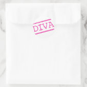 "DIVA" RONDE STICKER (Tas)