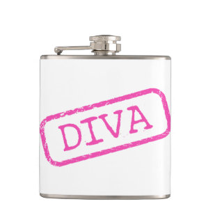 "Diva Stamped and Goedgekeurd" Heupfles