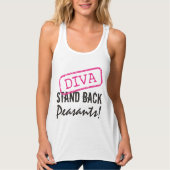 "DIVA - STAND BACK Peasants!" Tanktop (Voorkant)