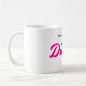 Diva – Tasse à café rose (Gauche)