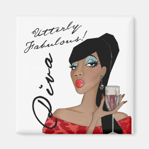 Diva tout à fait fabuleuse d'un aimant