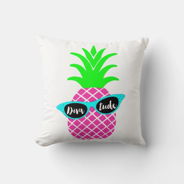 Diva van een ananas! kussen (Voorkant)