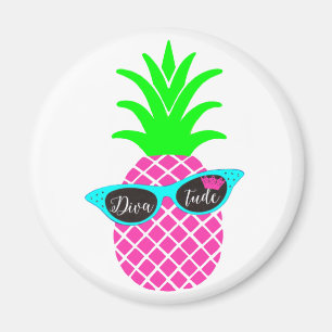 Diva van een ananas! magneet