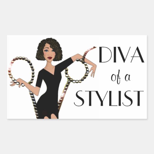 DIVA van een Stylist Labels (Voorkant)