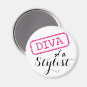 DIVA van een styliste Magneet (Voorkant / Achterkant)
