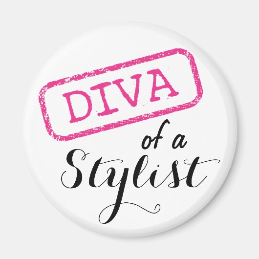 DIVA van een styliste Magneet (Voorkant)