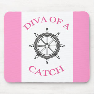DIVA van een VANGST mousepad Muismat