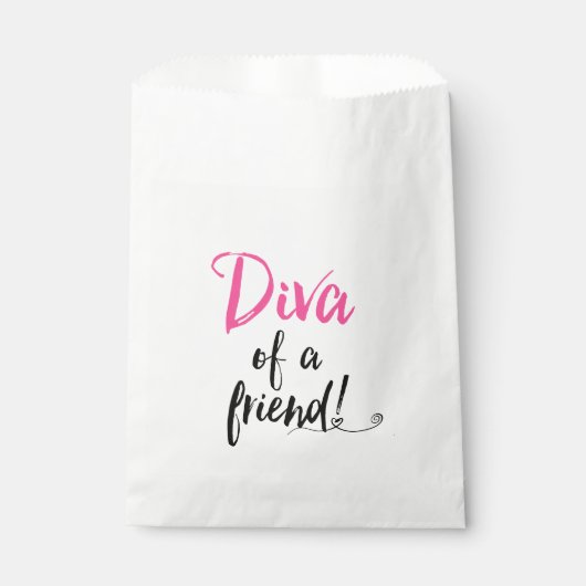 DIVA van een vriend Bedankzakje (Voorkant)