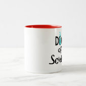 "DIVA van een wetenschapper/Het is live!" Tweekleurige Koffiemok (Center)