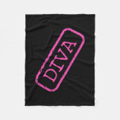 "DIVA"-ventilatorbakens Fleece Deken (Voorkant)