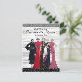  Diva verjaardagsfeestje Kaart (Staand voorkant)