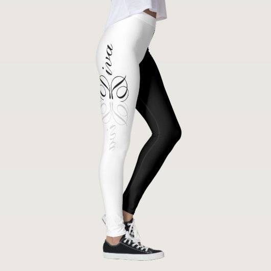 Diva Vrouwen witte leggings (Rechts)