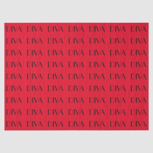 "DIVA"-WEEFSELPAPIER TISSUEPAPIER (Voorkant)