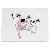 "Diva with Curves" Cadeautas (Voorkant)