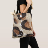 DIVAmalistisch-luipafdruk-Canvas tas (Dichtbij)