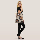 DIVAmalistisch-luipafdruk-Canvas tas (Op model)