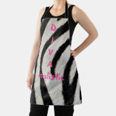 DIVAmalistisch zebra Afdrukpron Schort (Insitu)