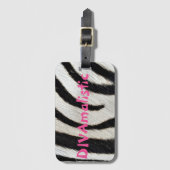 DIVAmalistisch Zebra-Bagagelabel Bagagelabel (Voorkant (verticaal))