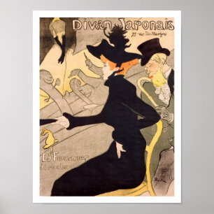Divan Japonais door Toulouse-Lautrec Poster