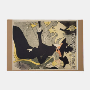 Divan Japonais Toulouse-Lautrec kunst Deurmat