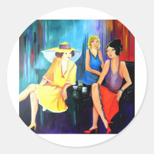 Divas 002.JPG Ronde Sticker