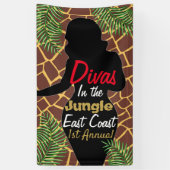 Divas dans la bannière de jungle (Vertical)