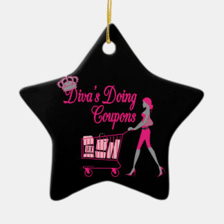 Diva's Do Coupons Keramisch Ornament