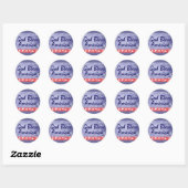 Diva's God zegene Amerika Stickers (Vel)