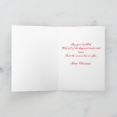 Diva's Happy Notes Kerst Kaart (Binnen)