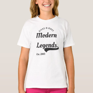 Divas-N-Rides Jeugd Korte Mouw Graphic T-Shirt