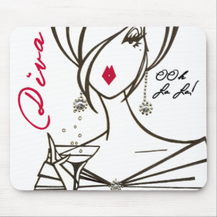 Divas Regel! mousepad - Gepersonaliseerd - Geperso Muismat