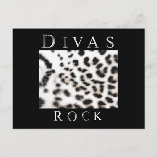 DIVAS ROCK BRIEFKAART (Voorkant)